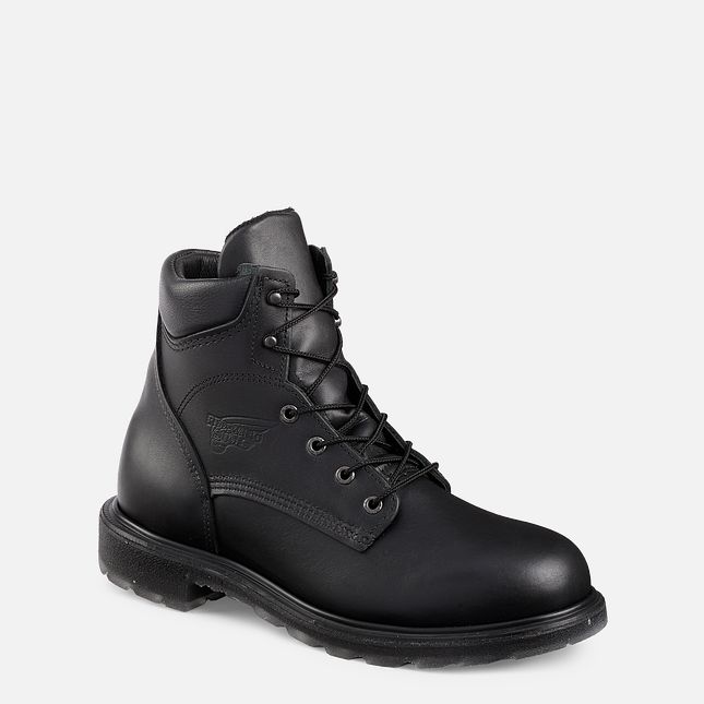 Red Wing Supersole® 2.0 6-inch Stivali da Lavoro Uomo Nere | 0476-RQKUW